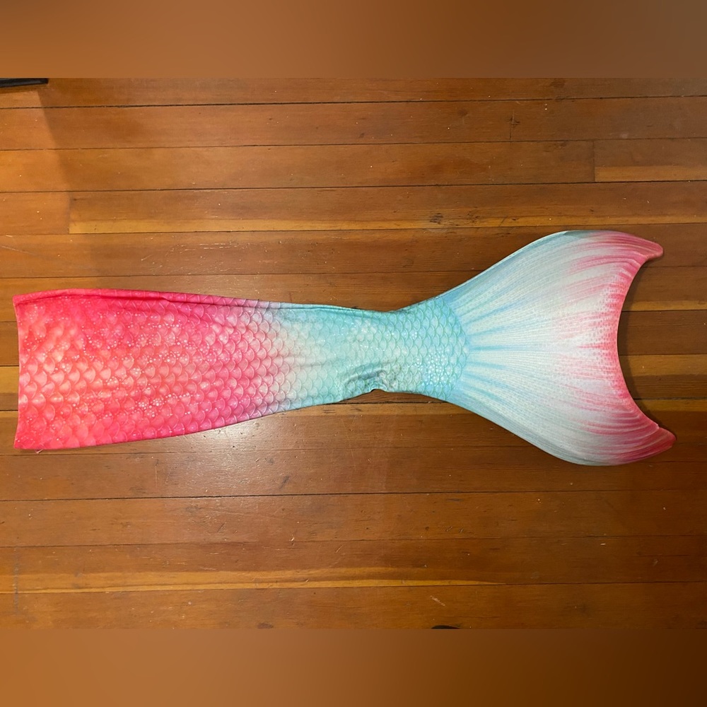 Bahama Blush Fin Fun Mermaid Tail with Swim Monofin Included